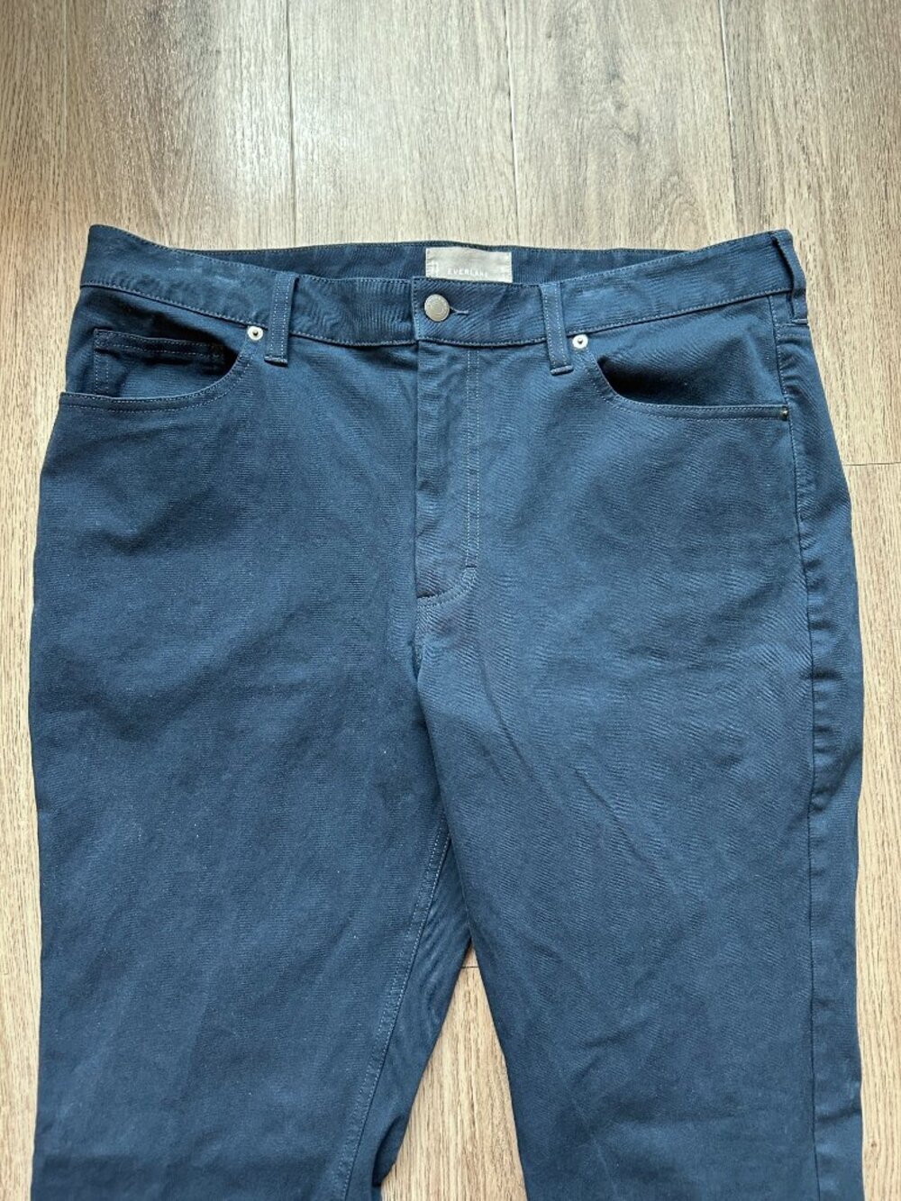 Everlane Men's The Stretch Twill 5-Pocket Pant in Navy Size 36x34 - Picture 6 of 12